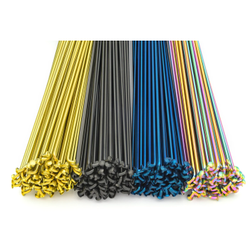 Colored Bicycle and Motorbike Titanium Spokes